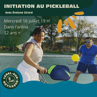 initiation au Pickle Ball 