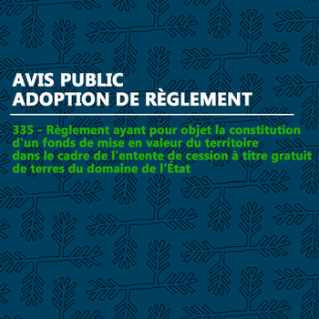 Avis Règlement 335