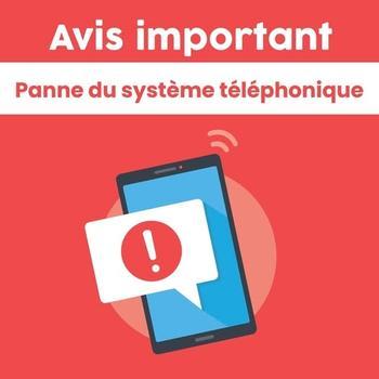 panne telephone