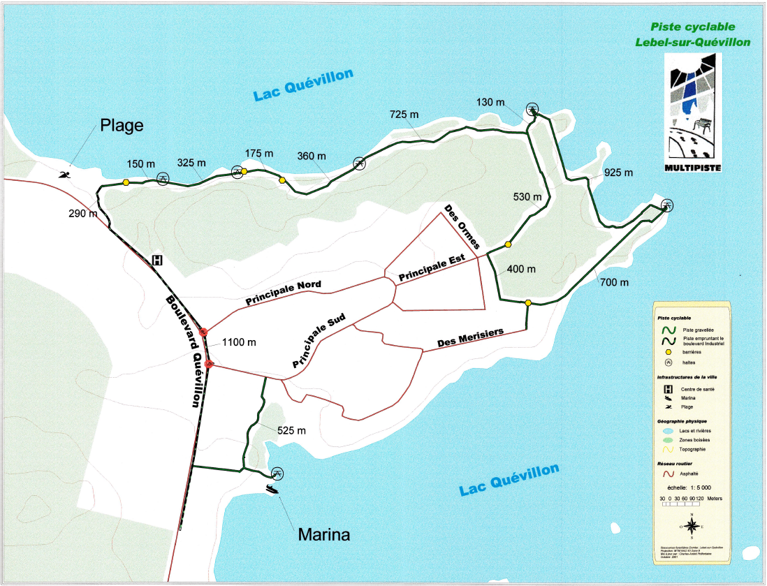 Piste cyclable et sentiers Ville de LebelsurQuévillon